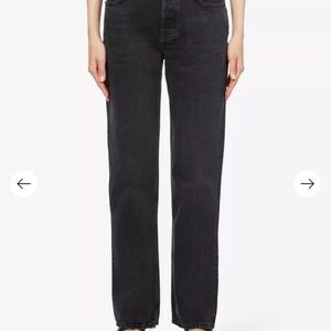 Agolde Lana Organic Cotton Distressed Jeans Size 28